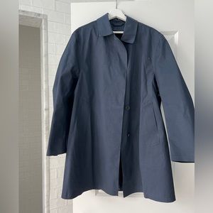 MACKINTOSH. Navy Raincoat.